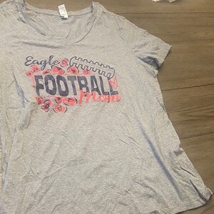 Allen Texas High School football Mom tshirt Heather Gray Crew Neck Tee - XL